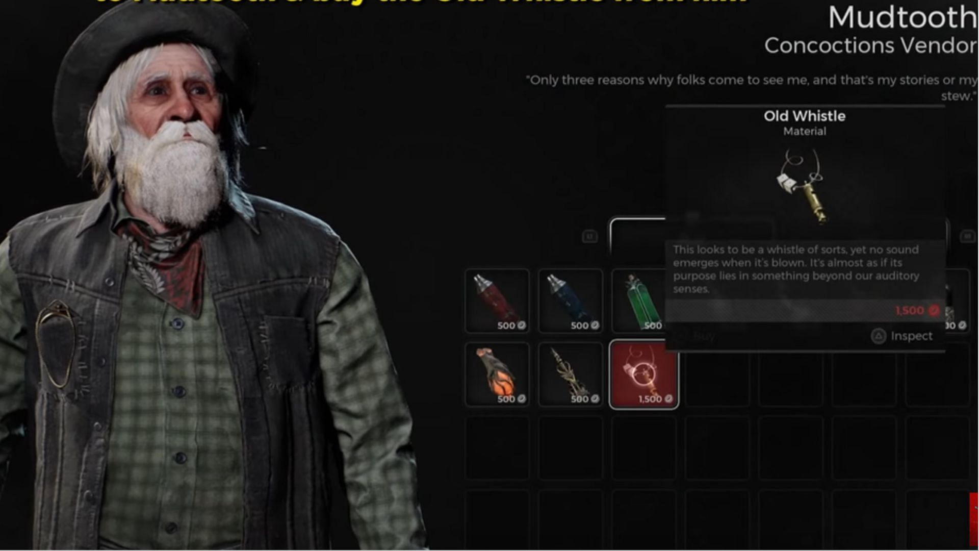Purchase the Old Whistle (Image via Gearbox Software)